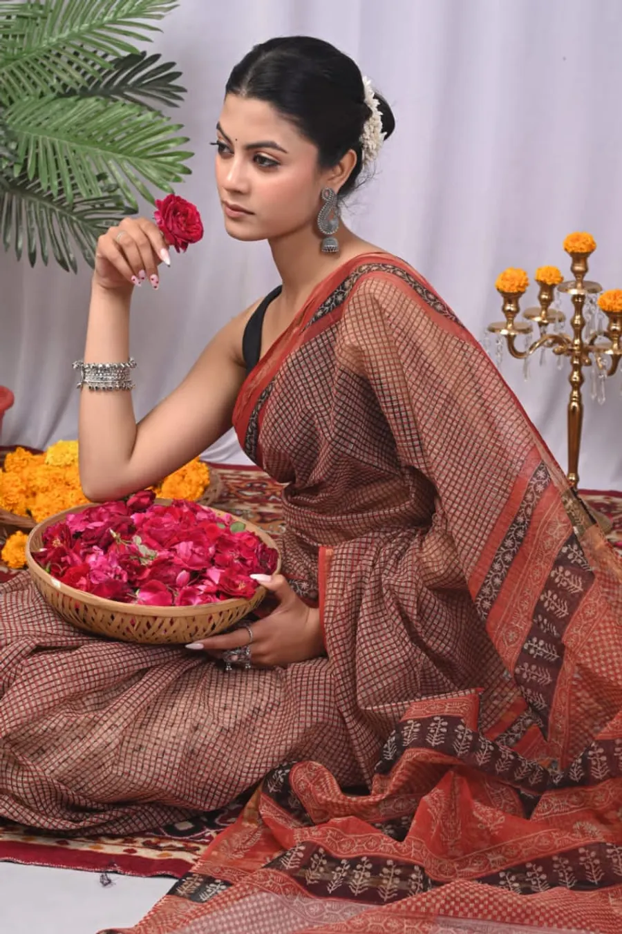 Lightweight & Breathable Kota Cotton Saree